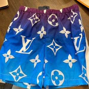 Louis Vuitton shorts with side details